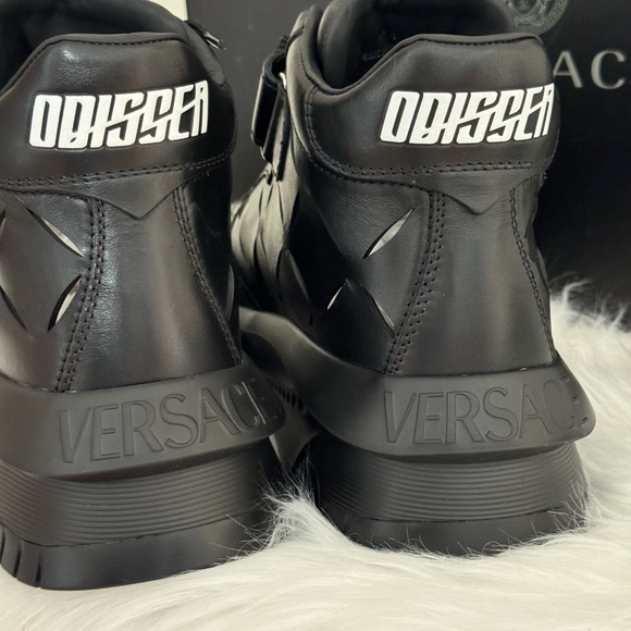 Versace Men\'s Black High-Top Sneakers main image 12
